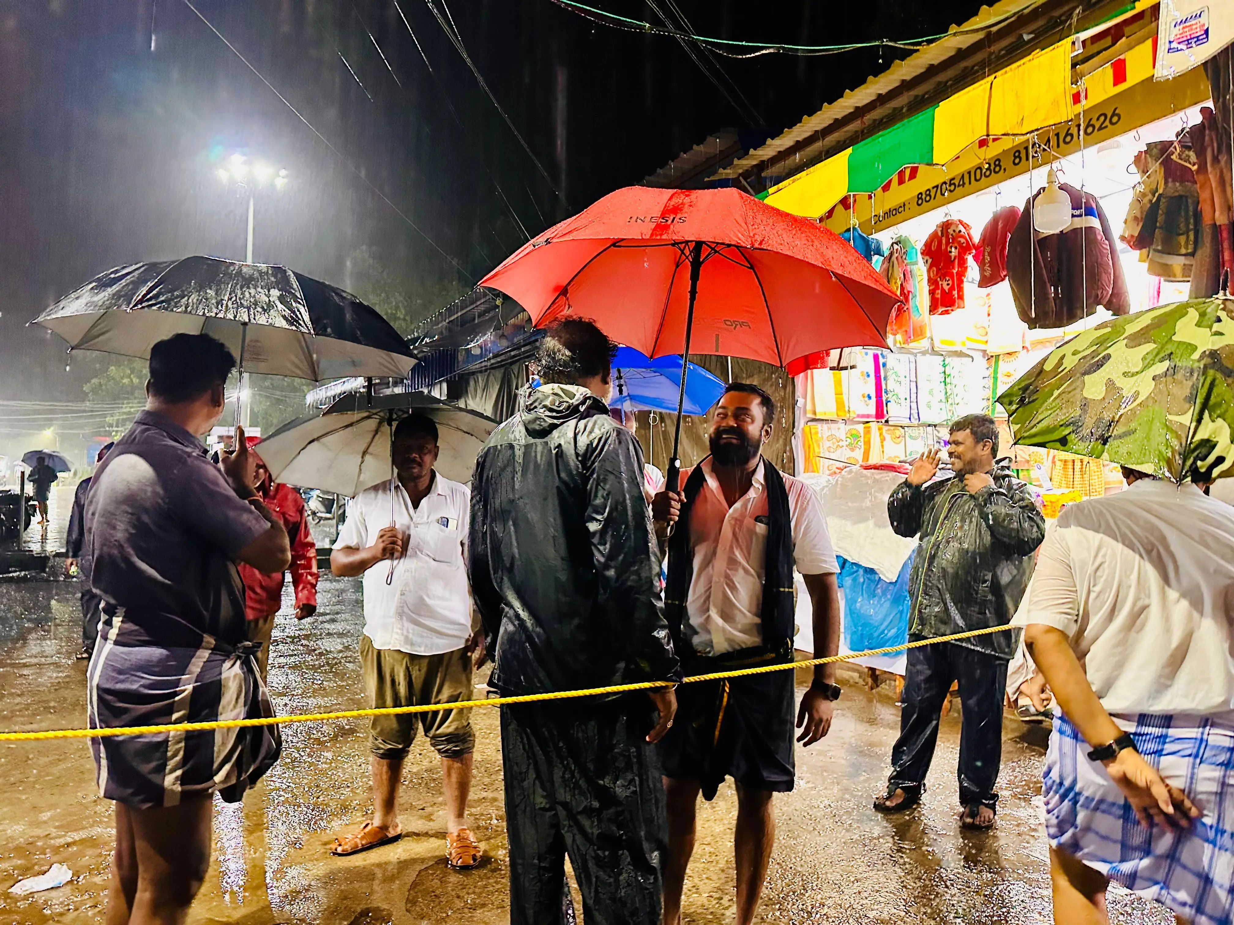 Relief materials being distributed to families affected by floods during the December 2023 calamity